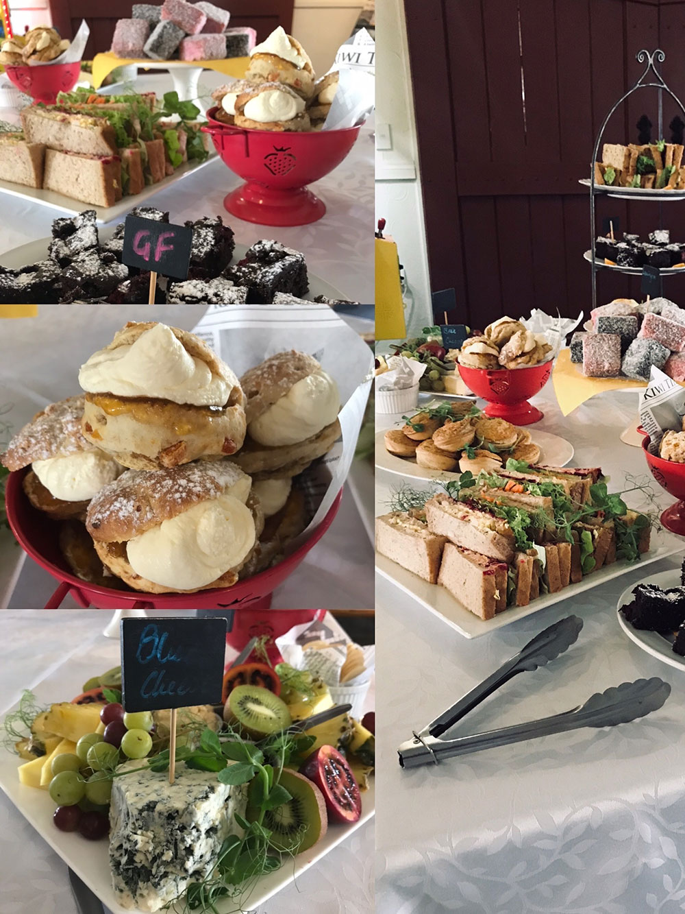 Delicious afternoon tea at Dawsons Hotel